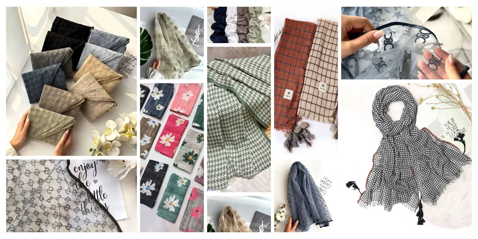 بهترین شال ها برای استایل گره فرانسوی کدامند؟ بهترین شال ها برای گره فرانسوی