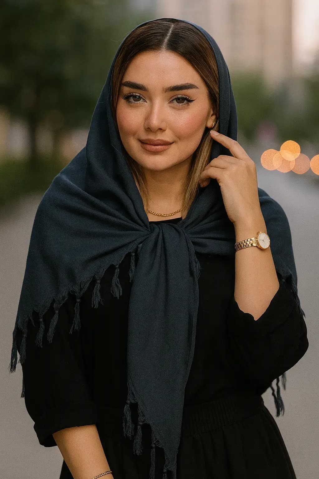 شال نخی ریشه سرخپوستی | انتخابی خاص برای استایل مدرن و چهار فصل