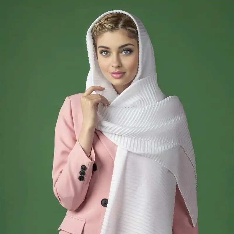 شال پلیسه مونلایت - درخشش بینظیر در استایل مجلسی شما